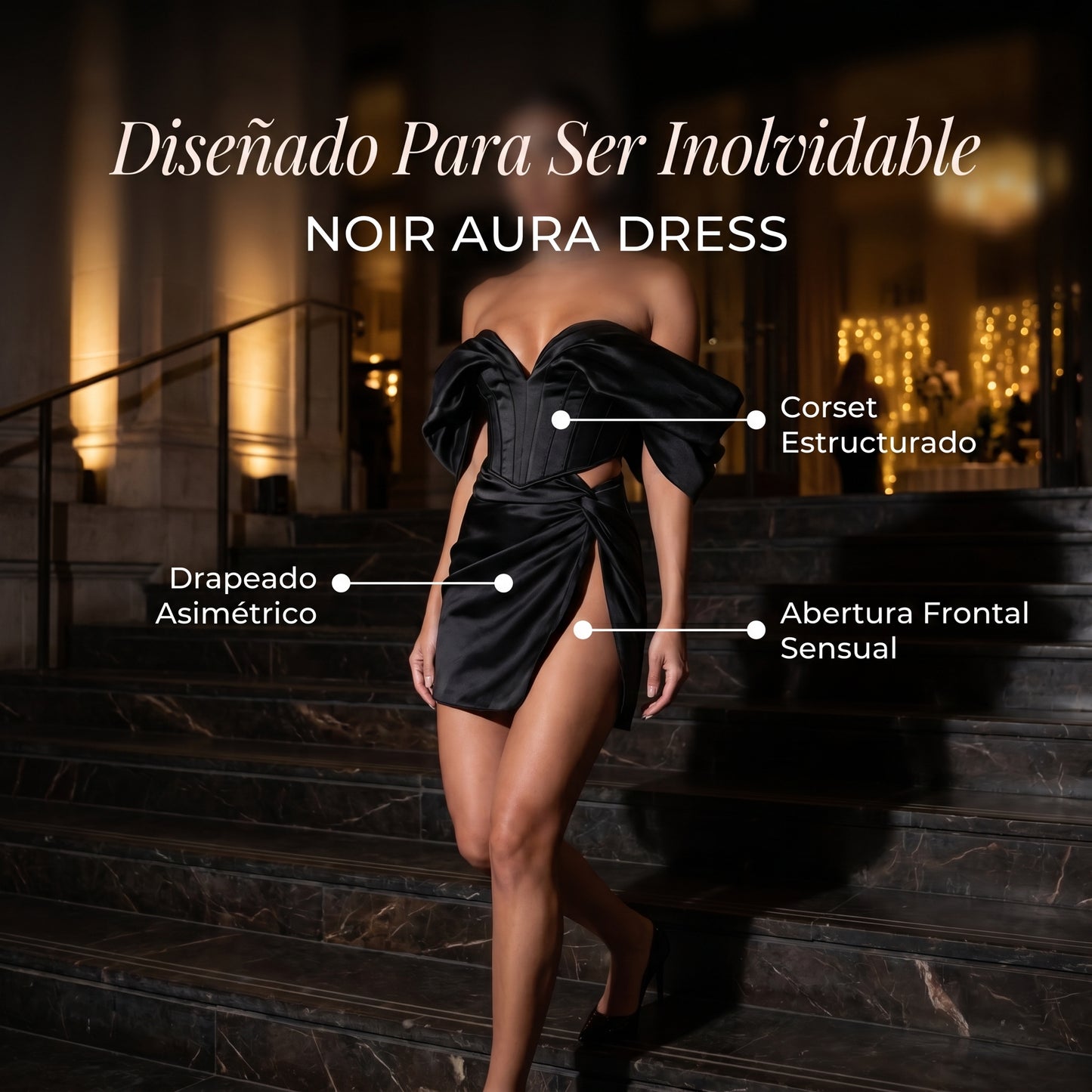 Noir Aura Dress