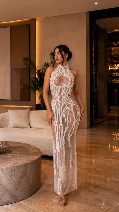 Celeste Pearl Gown
