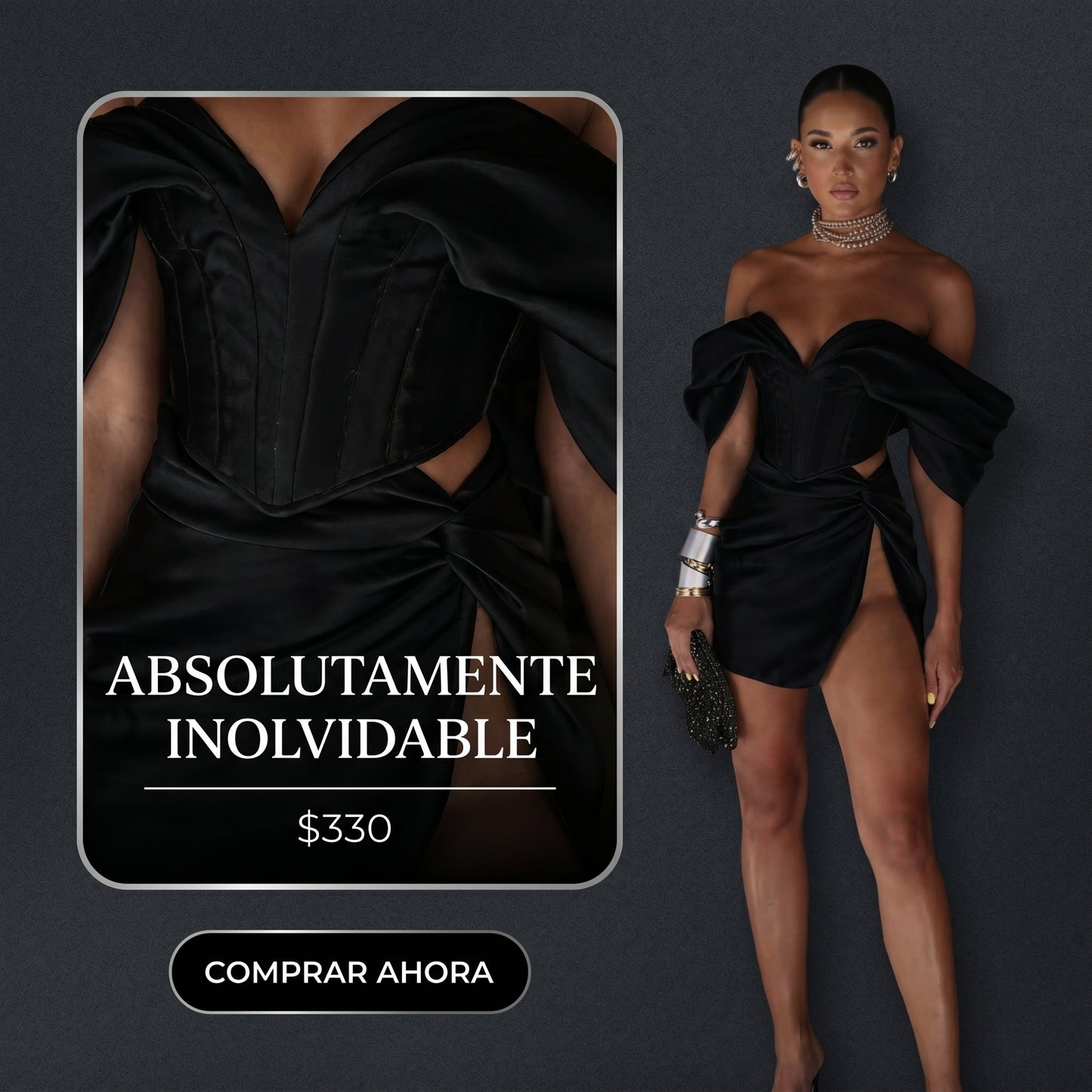 Noir Aura Dress