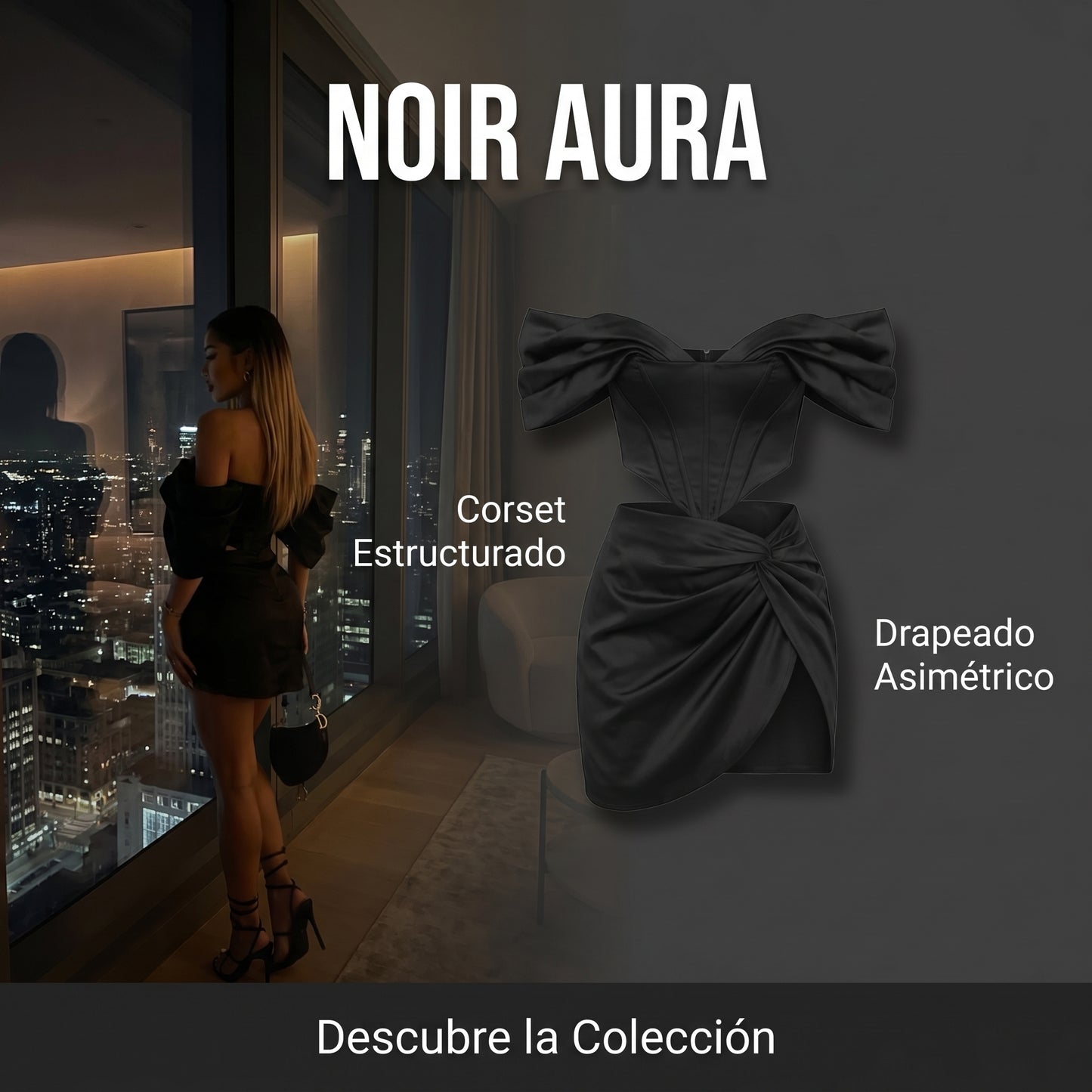 Noir Aura Dress