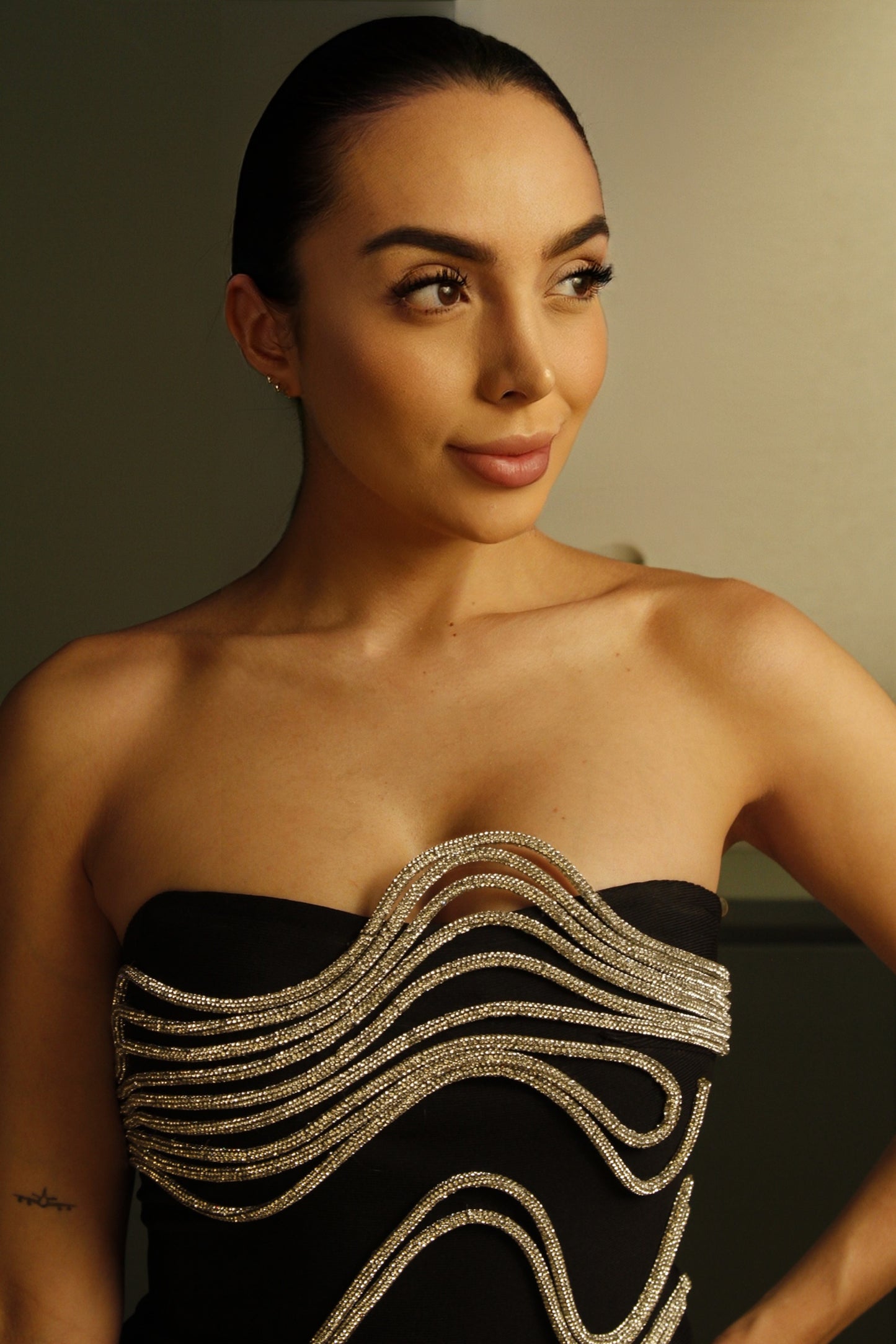 Noir Éclat Gown