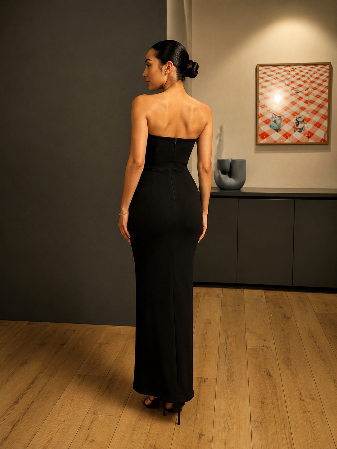 Noir Éclat Gown